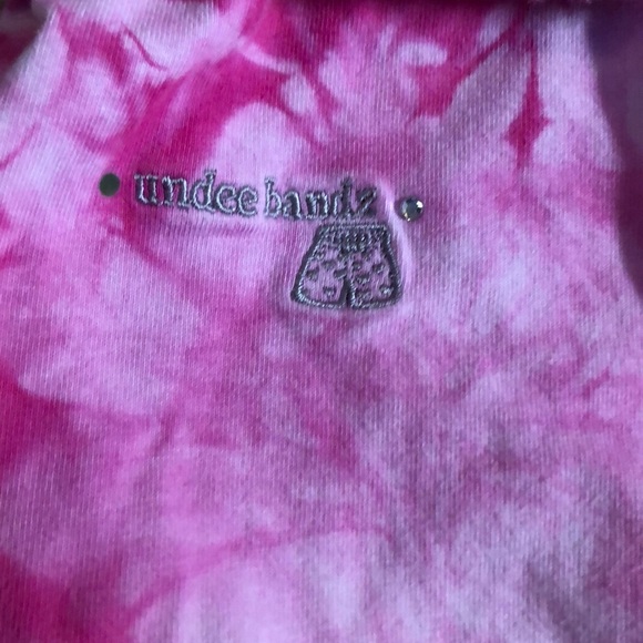 Hot pink tie dye pants - Picture 2 of 3